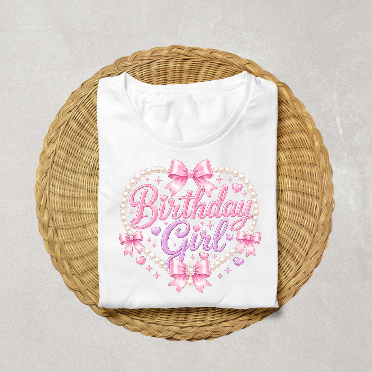 Coquette Birthday Girl Shirt | Pink Bow Birthday Shirt | Birthday Girl Tee | Cute Birthday Outfit | Girls Birthday Shirt