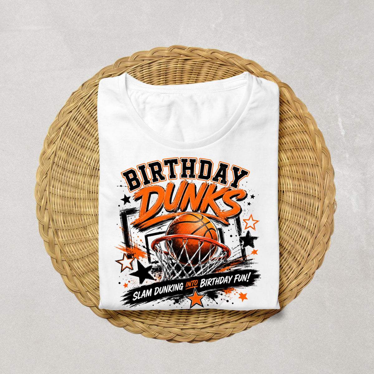 Birthday Dunks Shirt | Basketball Birthday Shirt | Basketball Birthday Boy Outfit | Sports Birthday Tee | Basketball Party Shirt