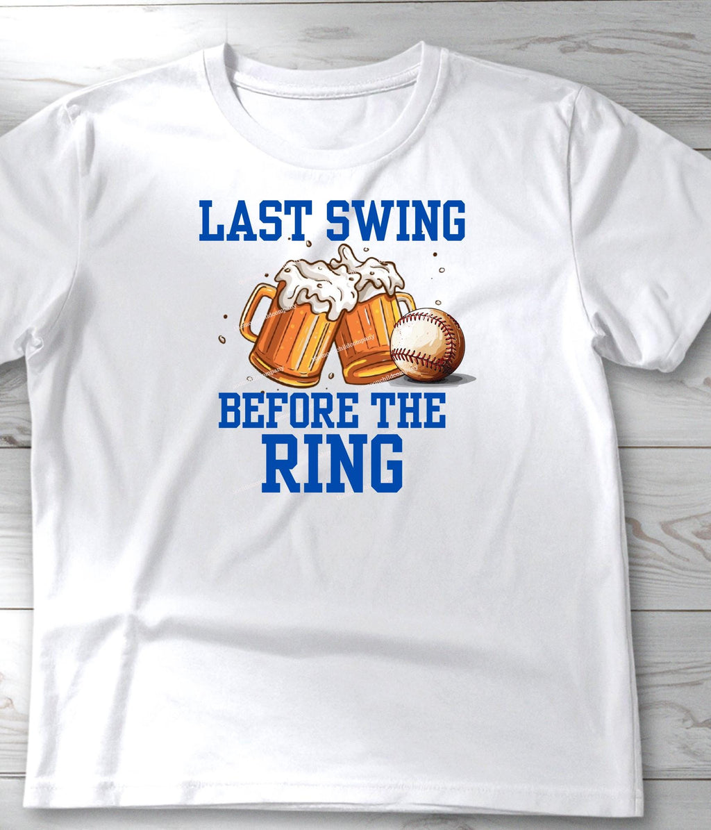 Last Swing Before The Ring Bachelor Party Shirt – Funny Groom Party Tee, Matching Bachelor Shirts, Groom Crew Outfit, Bachelor Party Outfit
