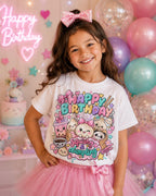 Dumpling Birthday Shirt Girl, Kawaii Birthday Shirt, Cute Food Birthday Tee, Boba Birthday Shirt, Squishy Birthday Party Outfit for Kids