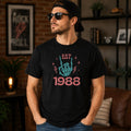 Custom Birth Year Skeleton Shirt, EST Year Shirt, Personalized Vintage Birth Year Tee, 1985 Birthday Shirt, Custom Year Graphic Tee, Retro