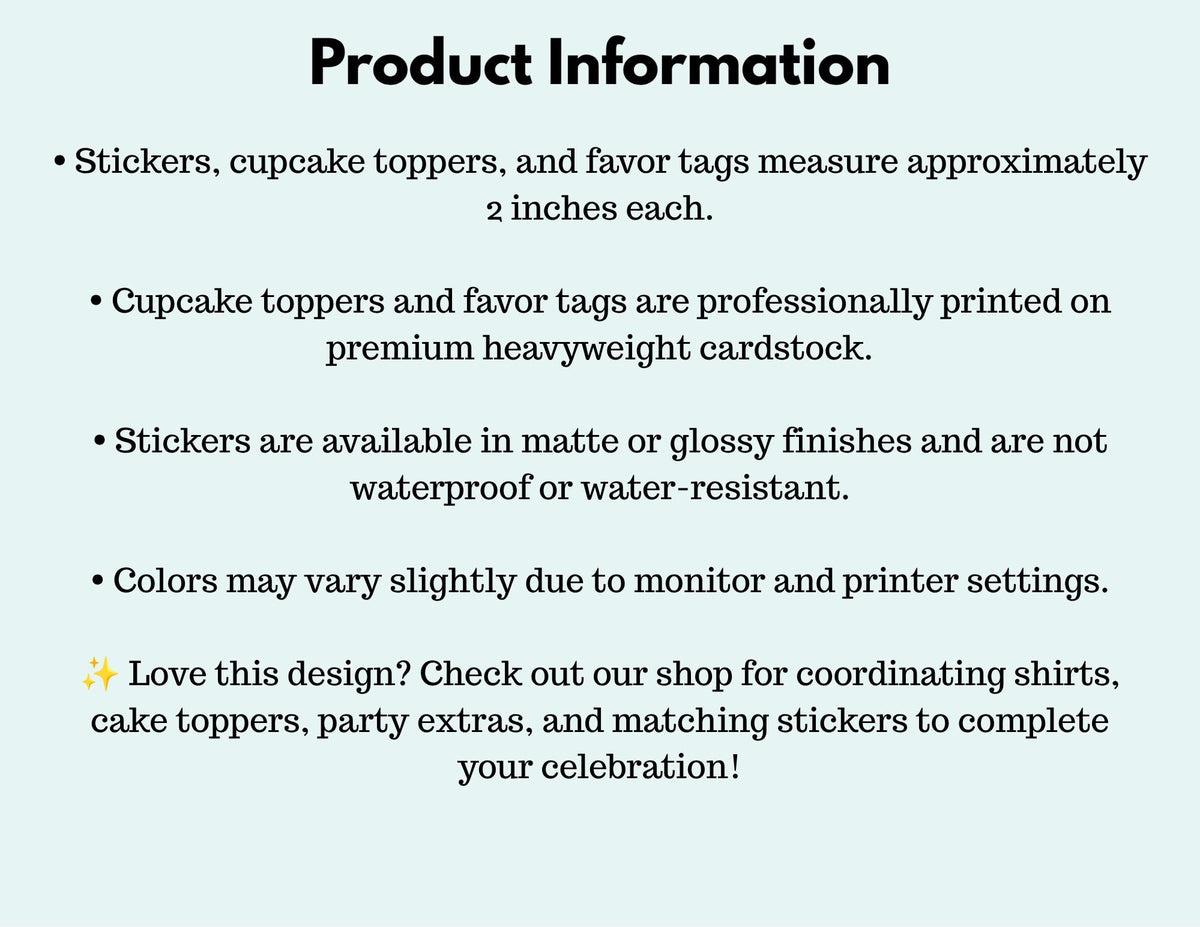 Mermaid Party Stickers | Mermaid Birthday Favor Stickers | Goodie Bag Labels | Treat Box Seals | Matte or Glossy | 16 Stickers